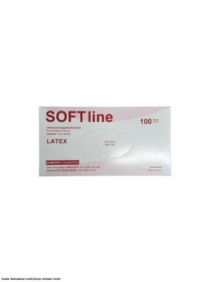 megro GmbH & Co. KG SOFT line Gr. S, Latex, puderfrei, unsteril, 100 Stck.
